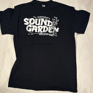 Black Graphic T-Shirt Corona Soundgarden Amsterdam